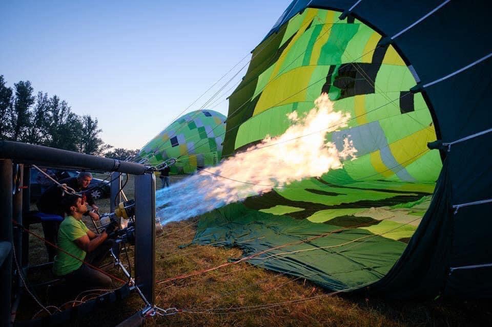 Chauffe de la montgolfière Atmosph'Air
